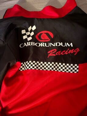 Racing Red & Black bomber Jacket